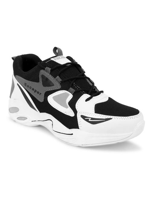 black lace up sport shoe - 18400792 - Standard Image - 0