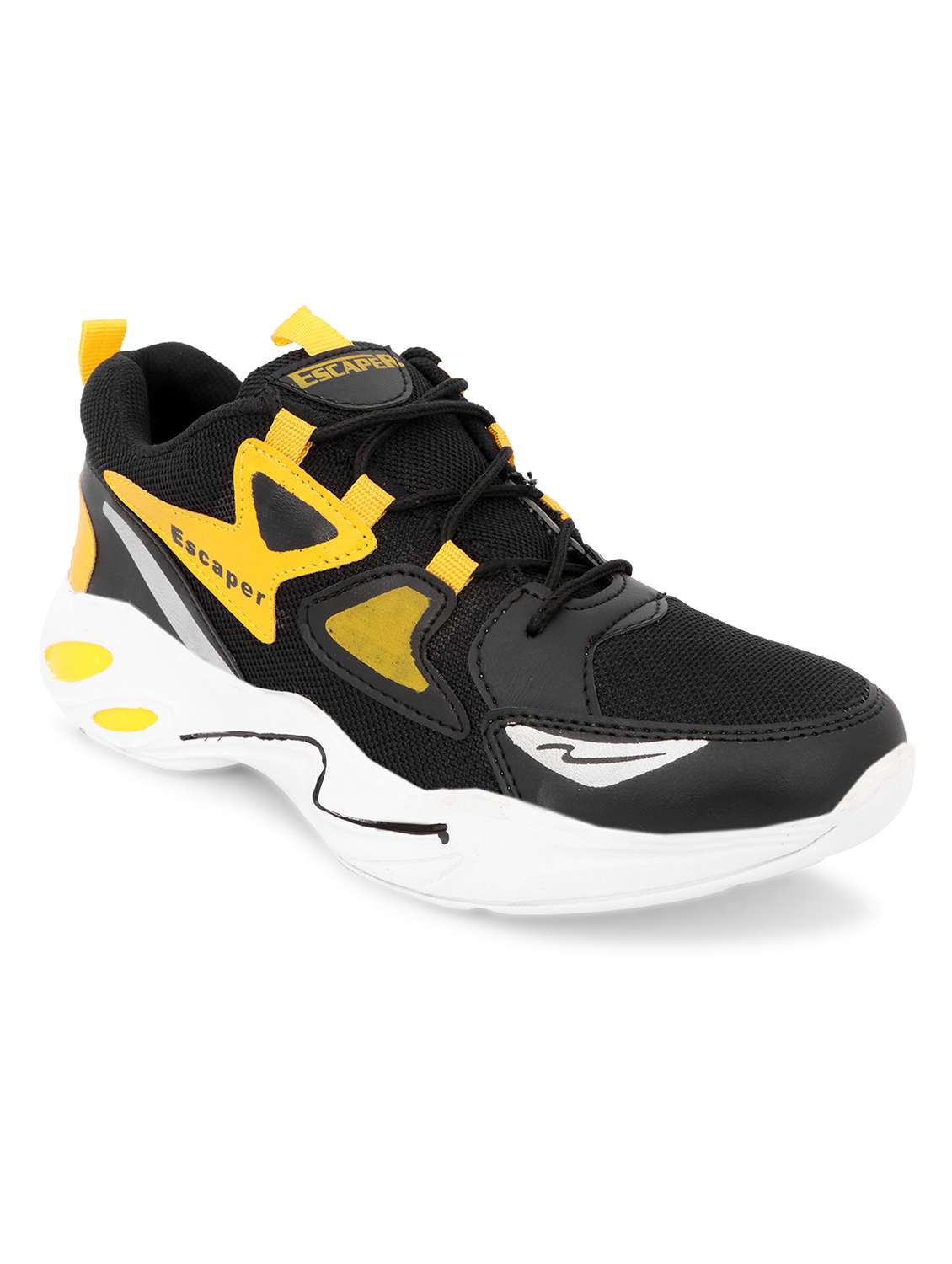 yellow lace up sport shoe - 18400796 - Zoom Image - 0