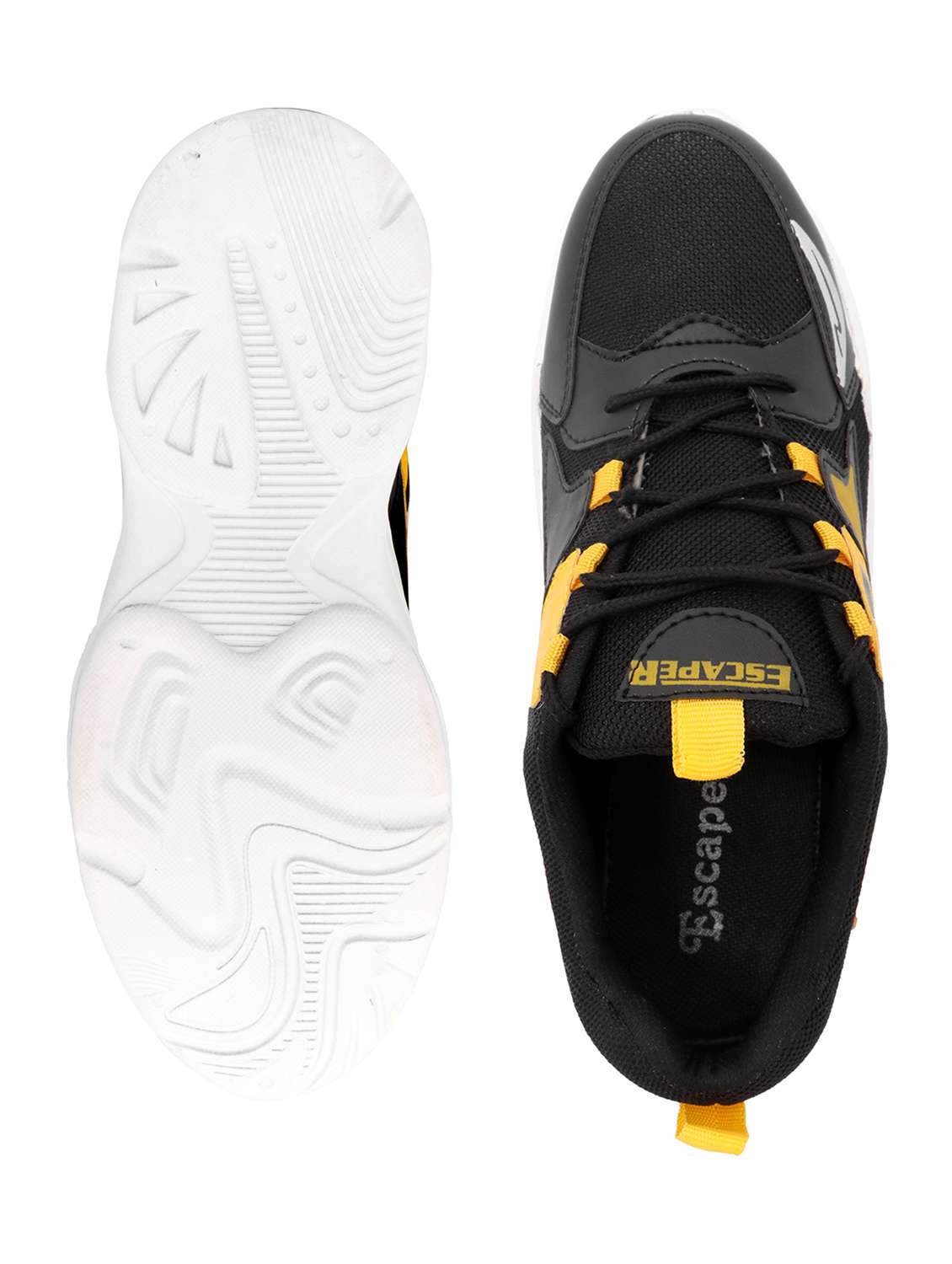 yellow lace up sport shoe - 18400796 - Standard Image - 3