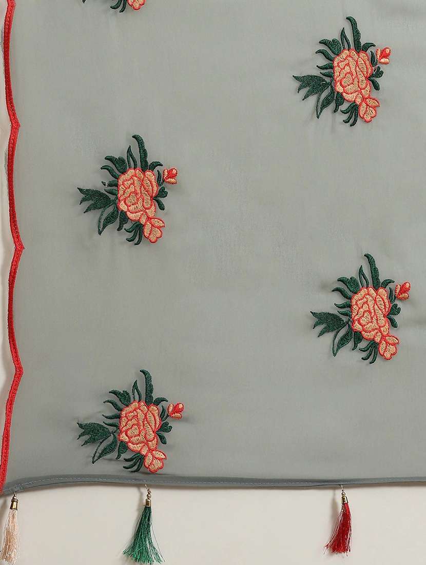 women's embroidered saree - 18400937 -  Standard Image - 3