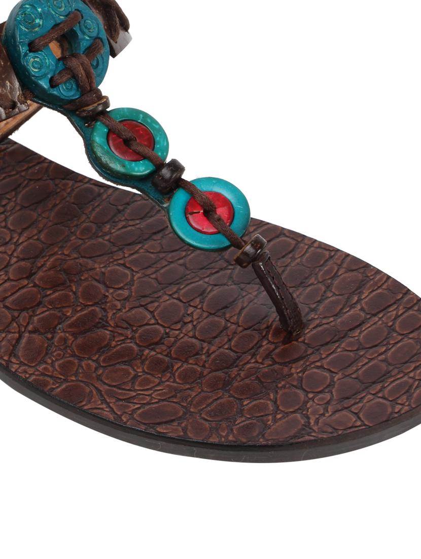 blue slip on sandal - 18402005 - Standard Image - 3