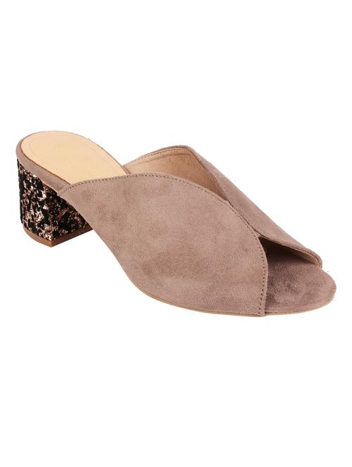turquoise suede back strap sandals - 18402133 - Standard Image - 0