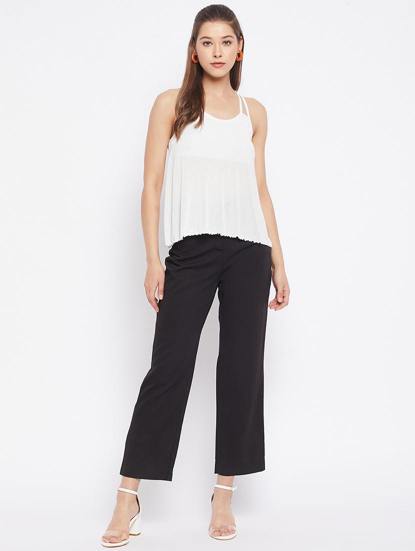 cami neck solid top - 18402531 - Standard Image - 3