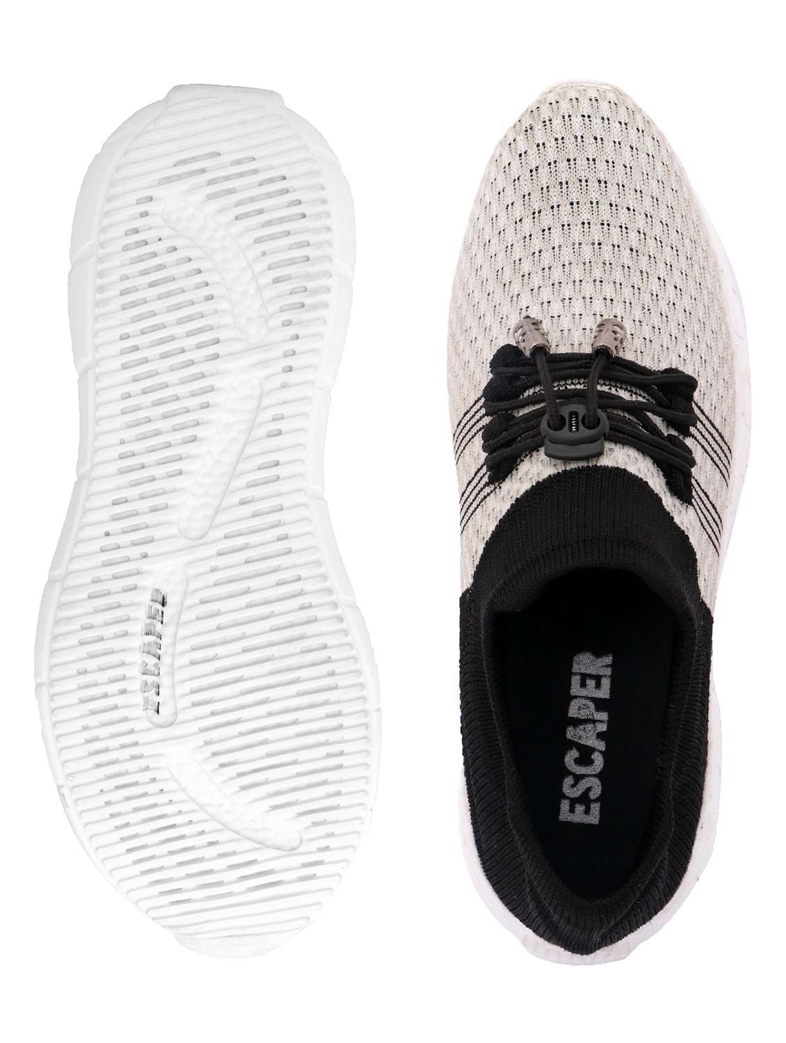 black mesh laceup sneakers - 18402682 -  Standard Image - 3