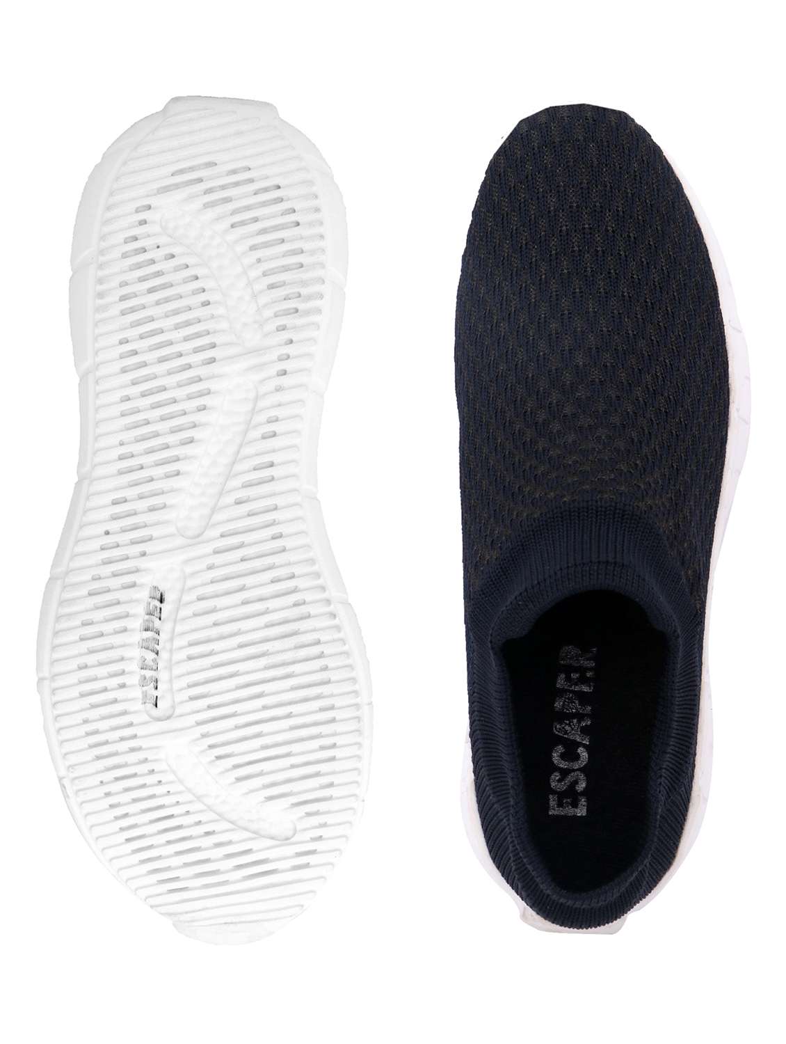 blue slip on  sports shoe - 18402684 -  Standard Image - 3