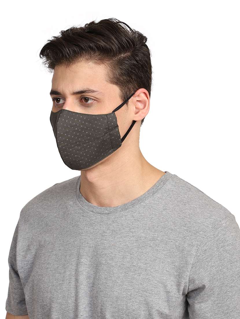 green cotton antipollution men mask - 18402985 -  Standard Image - 3