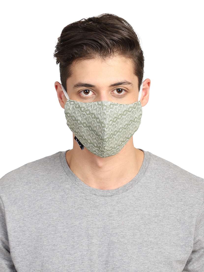 white viscose antipollution men mask