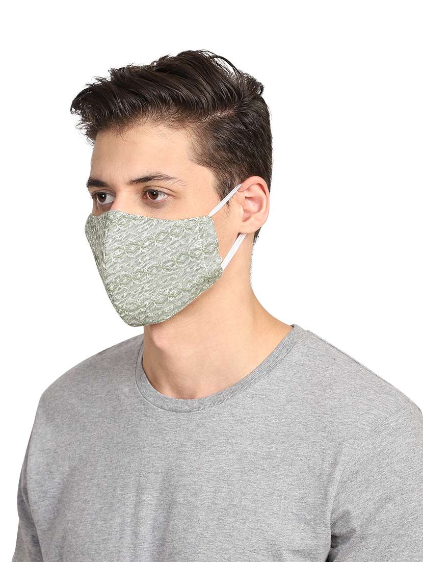 white viscose antipollution men mask - 18402986 -  Standard Image - 3