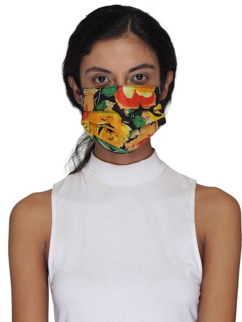 black cotton antipollution women mask - 18402993 -  Standard Image - 3