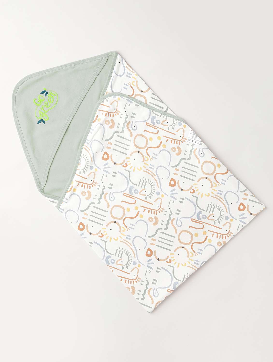 white animal printed blanket  - 18403575 -  Zoom Image - 0