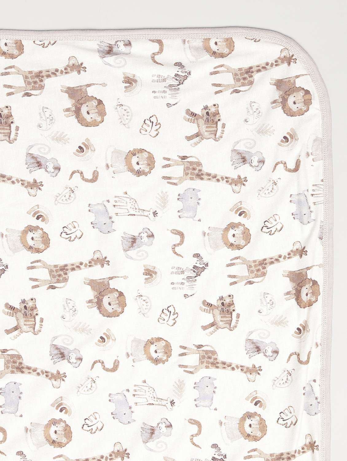 white animal printed blanket - 18403576 - Standard Image - 5