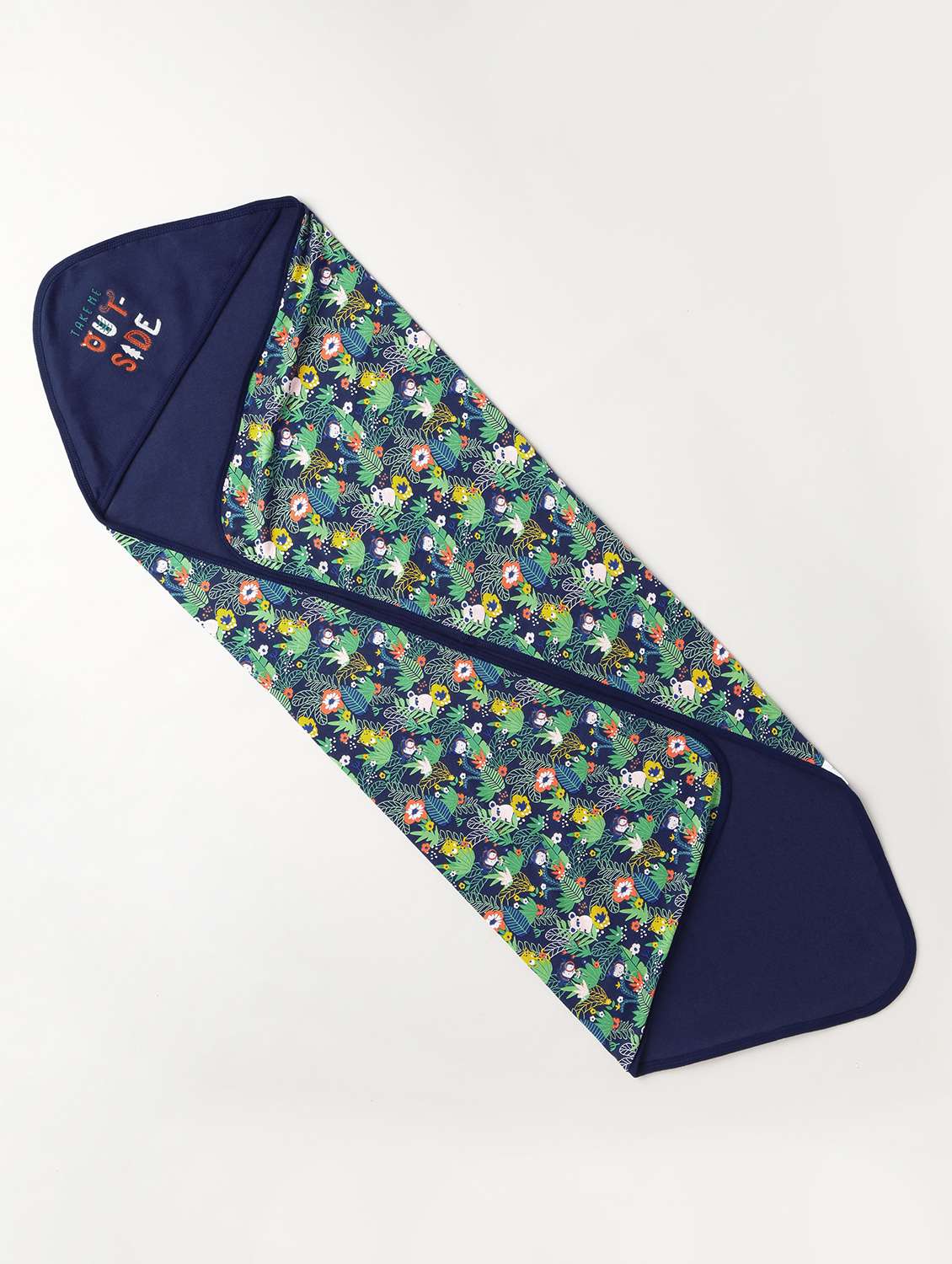 blue animal printed blanket  - 18403577 -  Standard Image - 3