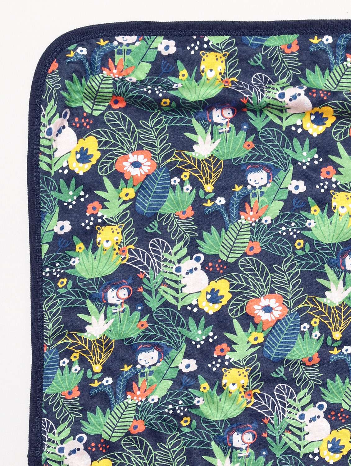 blue animal printed blanket  - 18403577 -  Standard Image - 5