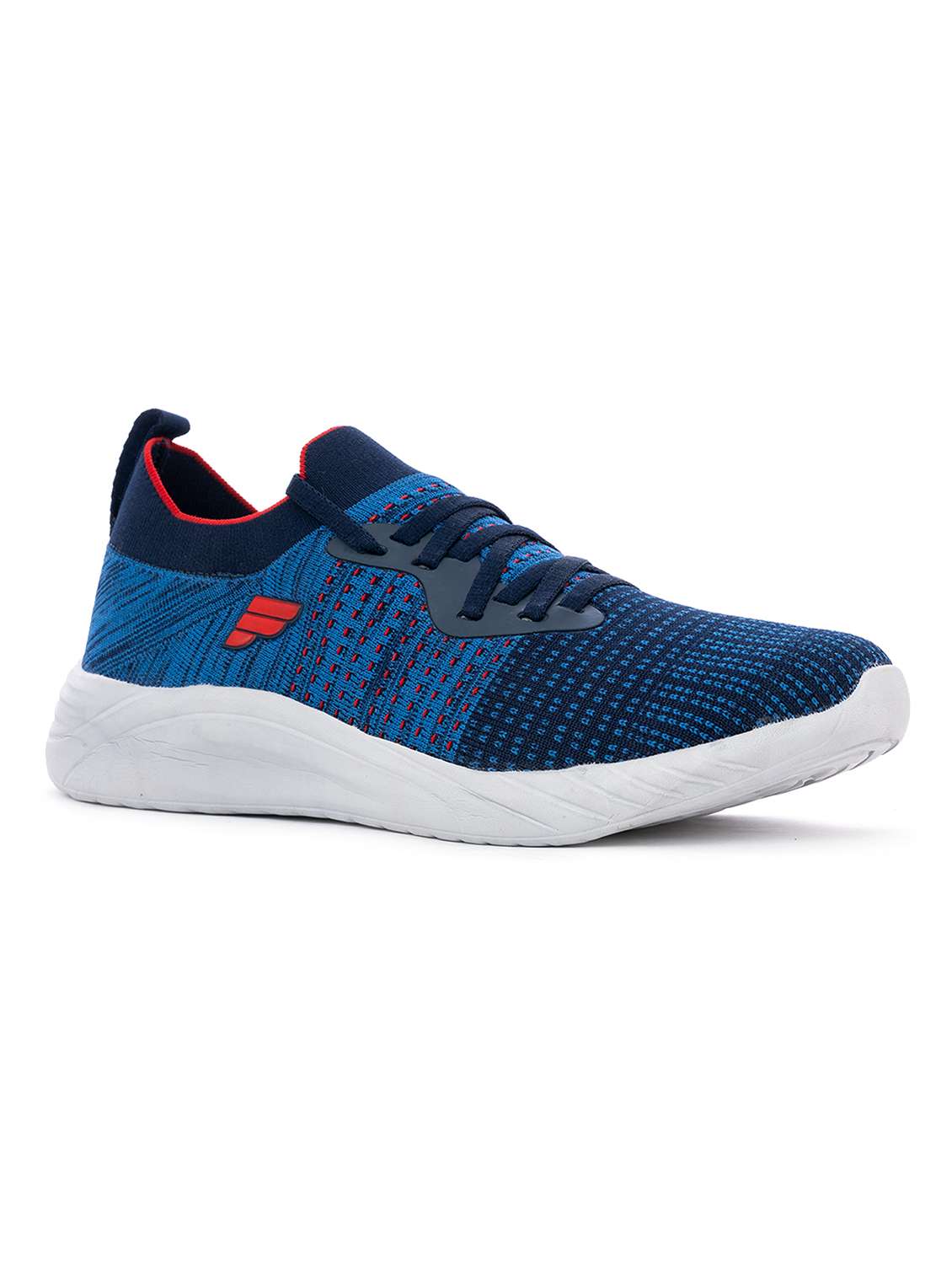 mens blue lace up sport shoe