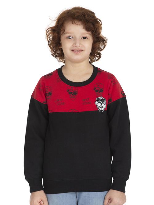 round neck color block sweatshirt - 18404214 -  Standard Image - 0