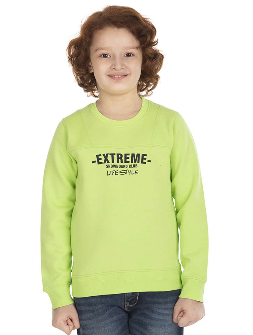 round neck graphic sweatshirt - 18404228 - Zoom Image - 0