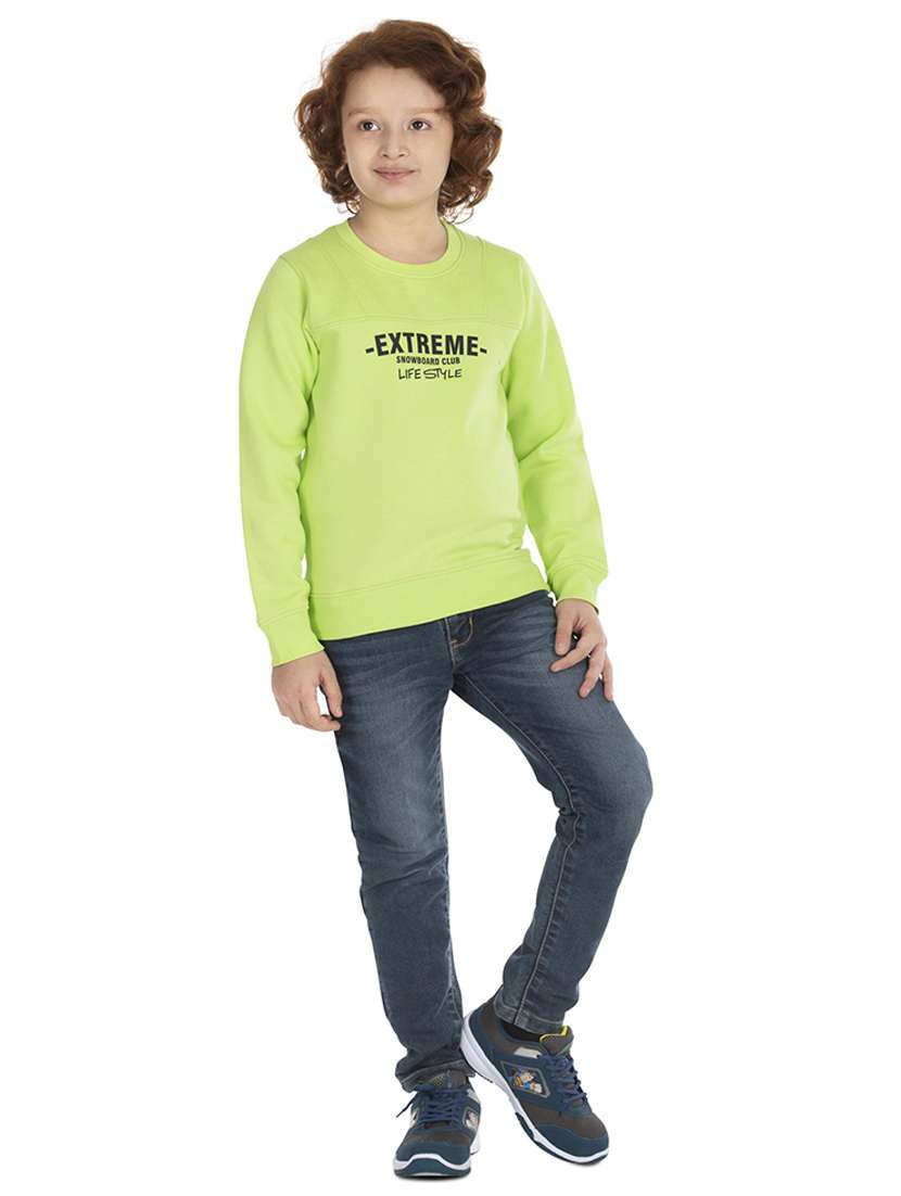 round neck graphic sweatshirt - 18404228 - Standard Image - 3