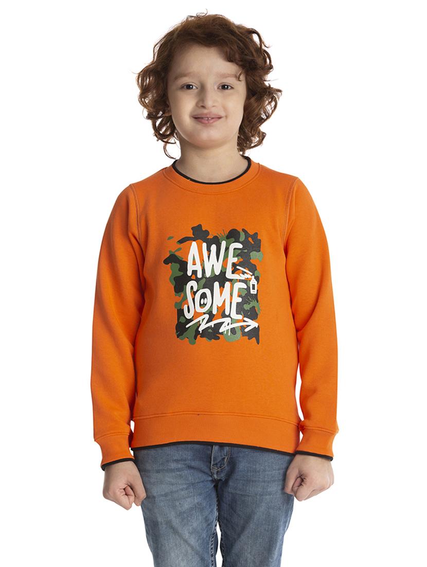 round neck graphic sweatshirt - 18404233 -  Zoom Image - 0