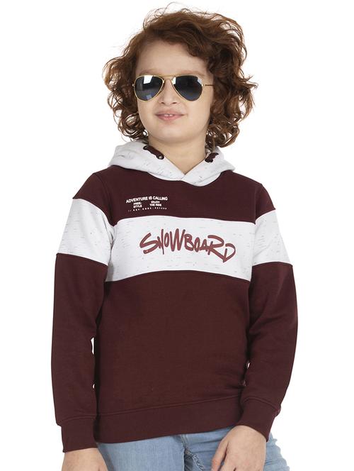 hooded neck color bock sweatshirt - 18404236 -  Standard Image - 0