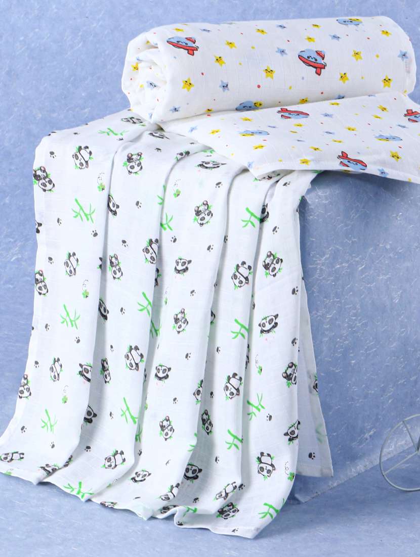  baby's soft organic cotton muslin swaddle - 18404284 -  Zoom Image - 0