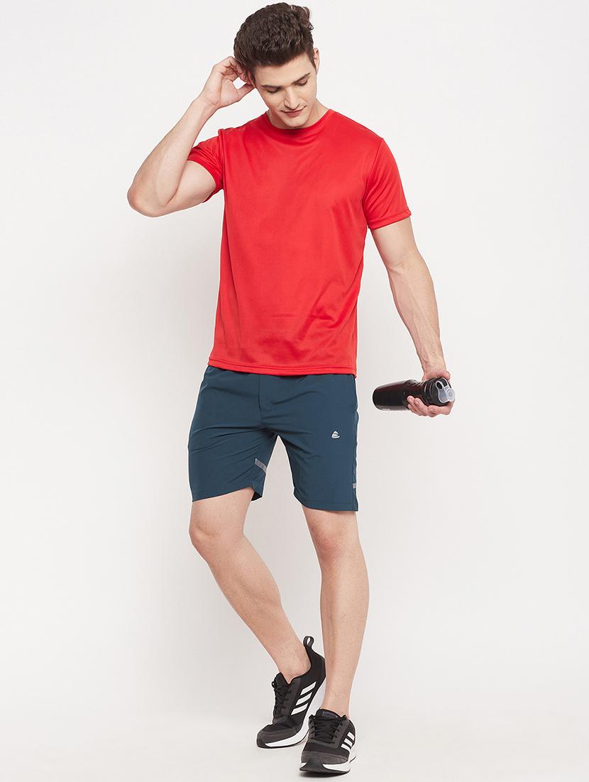 blue solid short - 18404431 - Standard Image - 3
