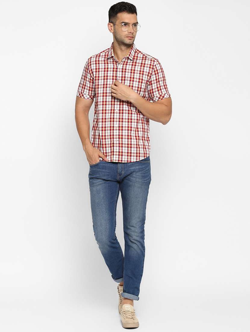 mens checks casual shirt - 18405080 -  Standard Image - 3