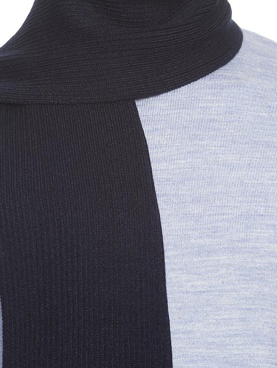 dark blue striped muffler - 18405189 - Standard Image - 3
