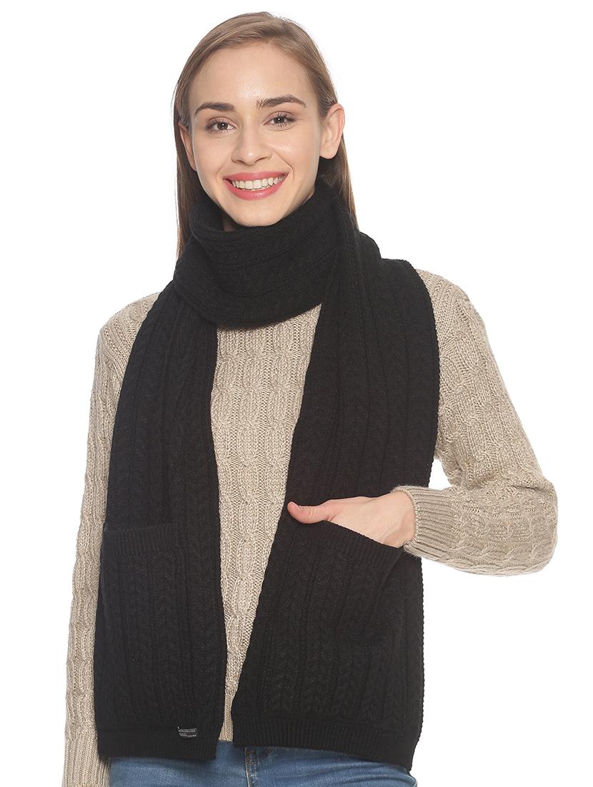 black solid muffler - 18405217 -  Zoom Image - 0