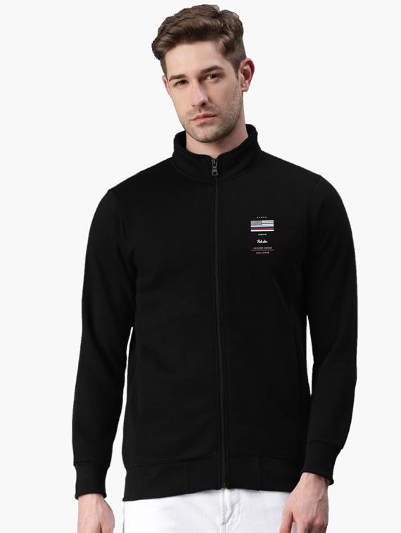 black solid sweatshirt - 18406115 -  Zoom Image - 0