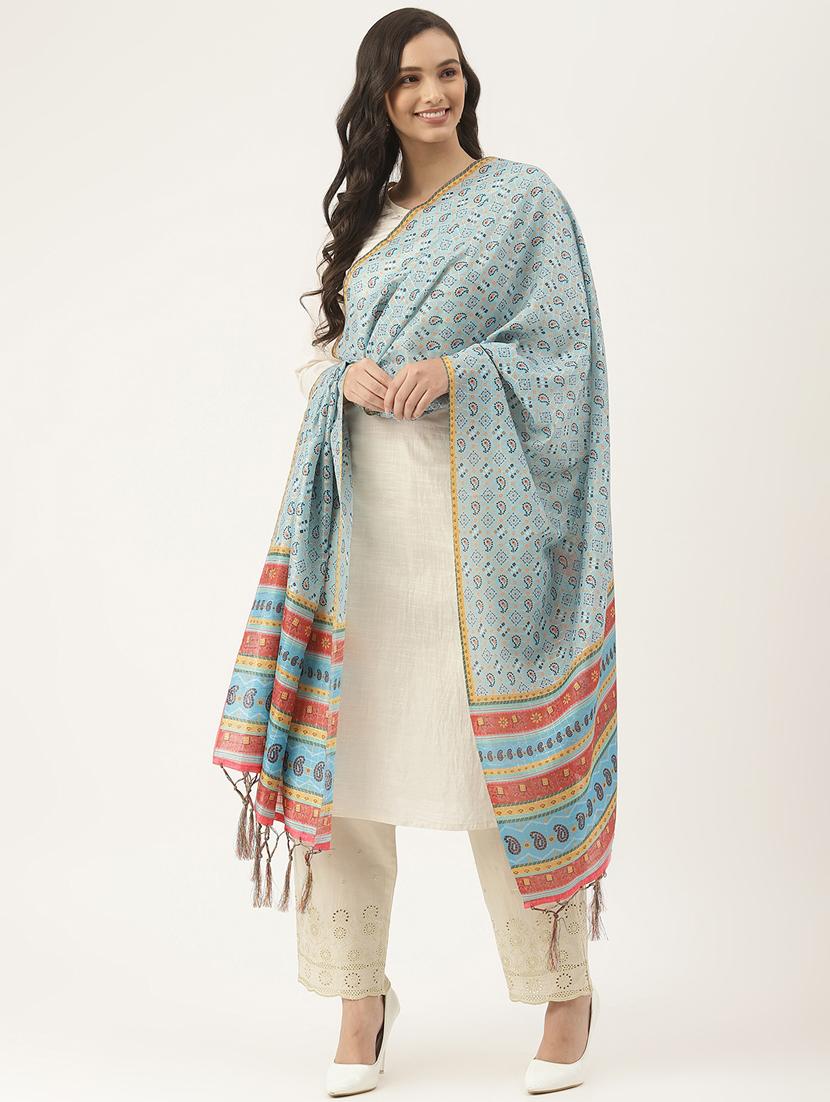 printed women dupatta - 18406300 - Zoom Image - 0