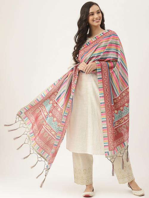 printed women dupatta - 18406307 - Standard Image - 0