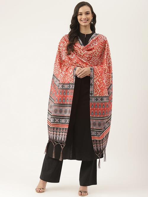 printed women dupatta - 18406310 - Standard Image - 0