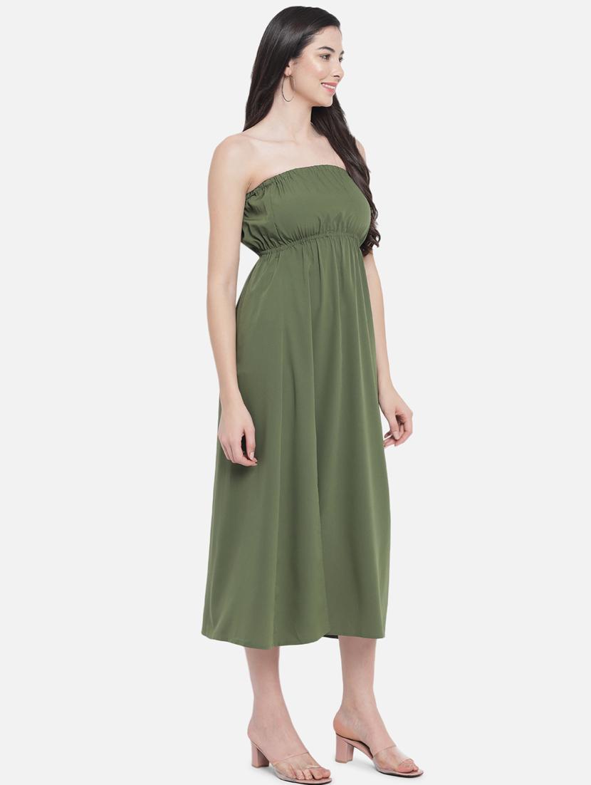 women's solid dress - 18407244 - Standard Image - 3