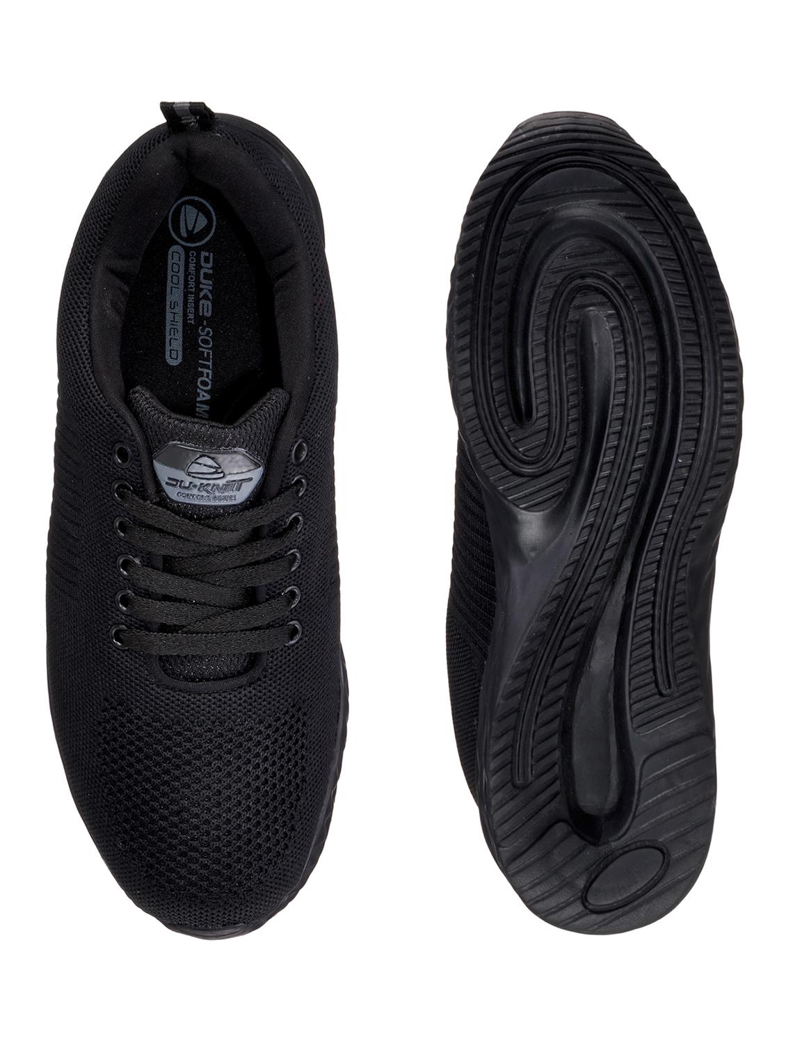 black fabric sport shoes - 18407658 - Standard Image - 3