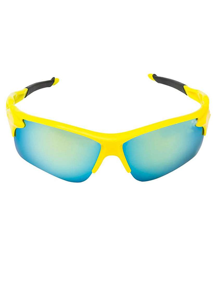 royalmede yellow & black oversized polycarbonate for men sports sunglasses