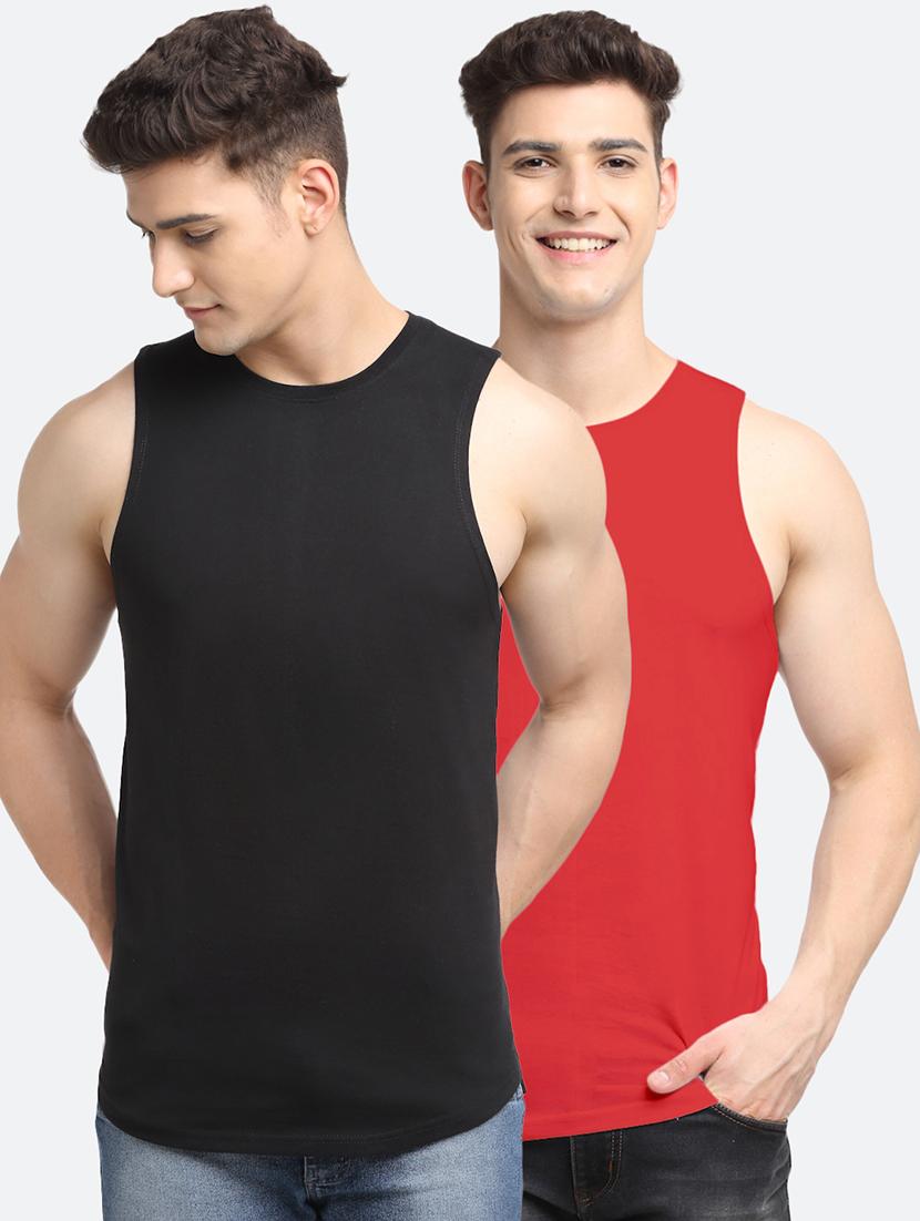 set of 2 solid vest - 18408214 - Zoom Image - 0