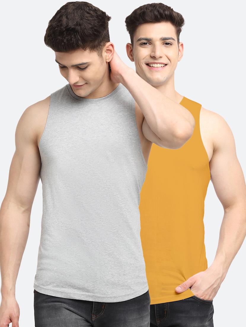 set of 2 solid vest - 18408259 -  Zoom Image - 0