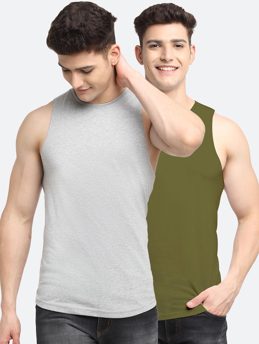 set of 2 solid vest - 18408262 - Zoom Image - 0