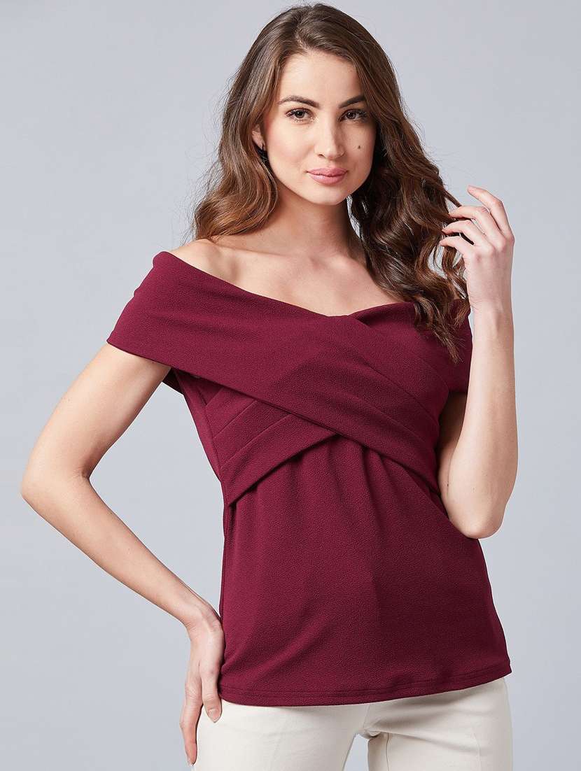 women's straight off shoulder top - 18408900 - Zoom Image - 0
