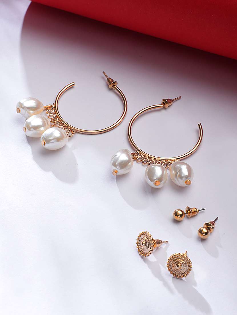 gold metal combo's. earring