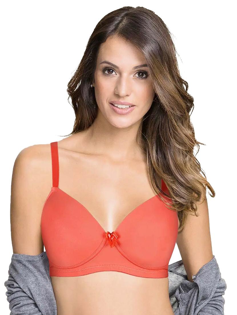 orange solid t-shirt bra - 18409664 - Zoom Image - 0