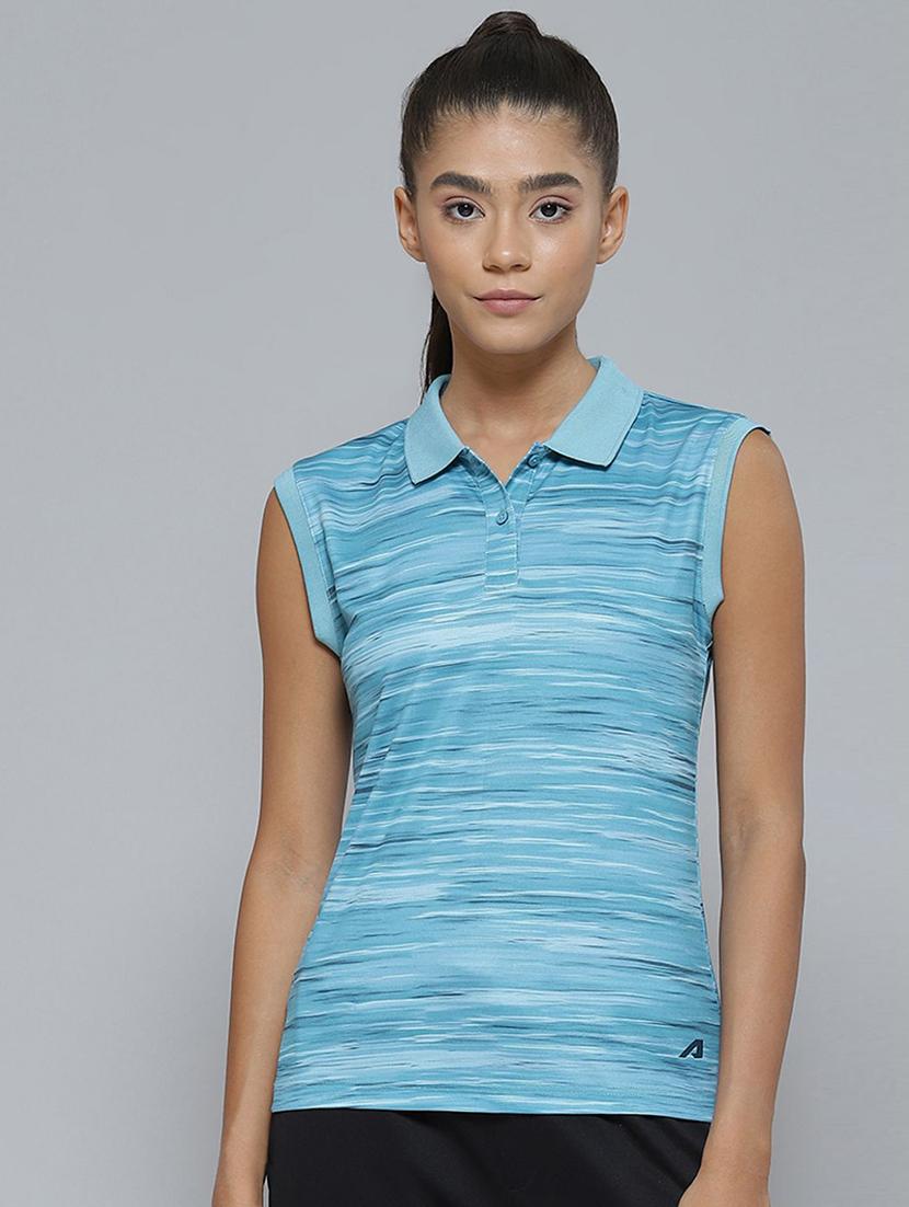 blue striped regular tee - 18411480 - Zoom Image - 0