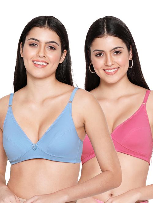 set of 2 solid plunge bra - 18411522 - Standard Image - 0