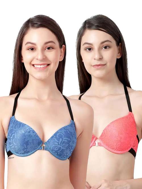 set of 2 solid balconette bra - 18411539 -  Standard Image - 0