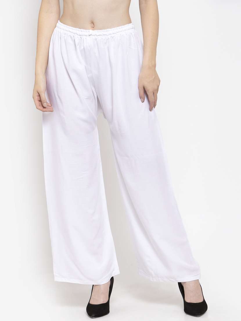 set of 2 pcs solid palazzo - 18411847 -  Standard Image - 3