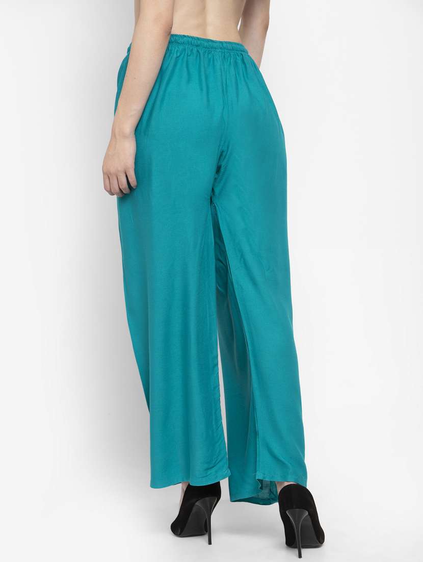 set of 2 pcs solid palazzo - 18411859 -  Standard Image - 3