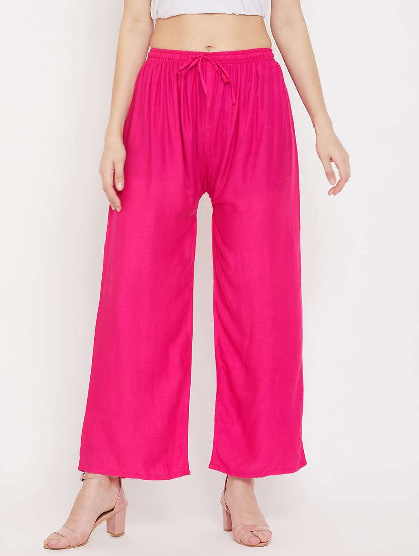 set of 2 pcs solid palazzo - 18411863 -  Standard Image - 3