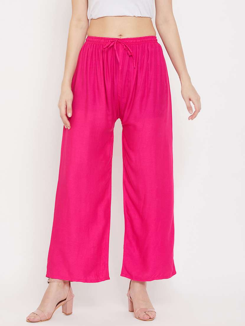 set of 2 pcs solid palazzo - 18411875 -  Standard Image - 3