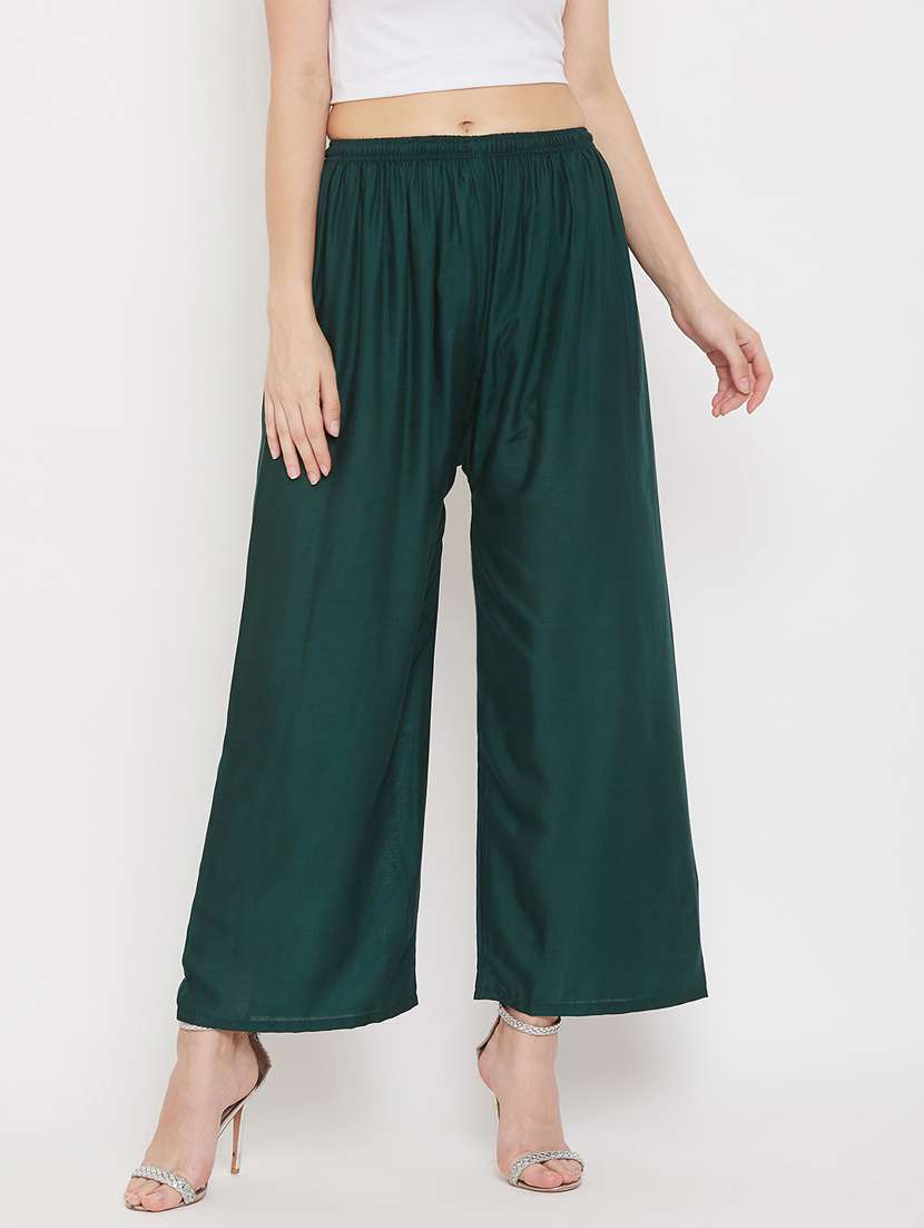 set of 2 pcs solid palazzo - 18411883 -  Standard Image - 3