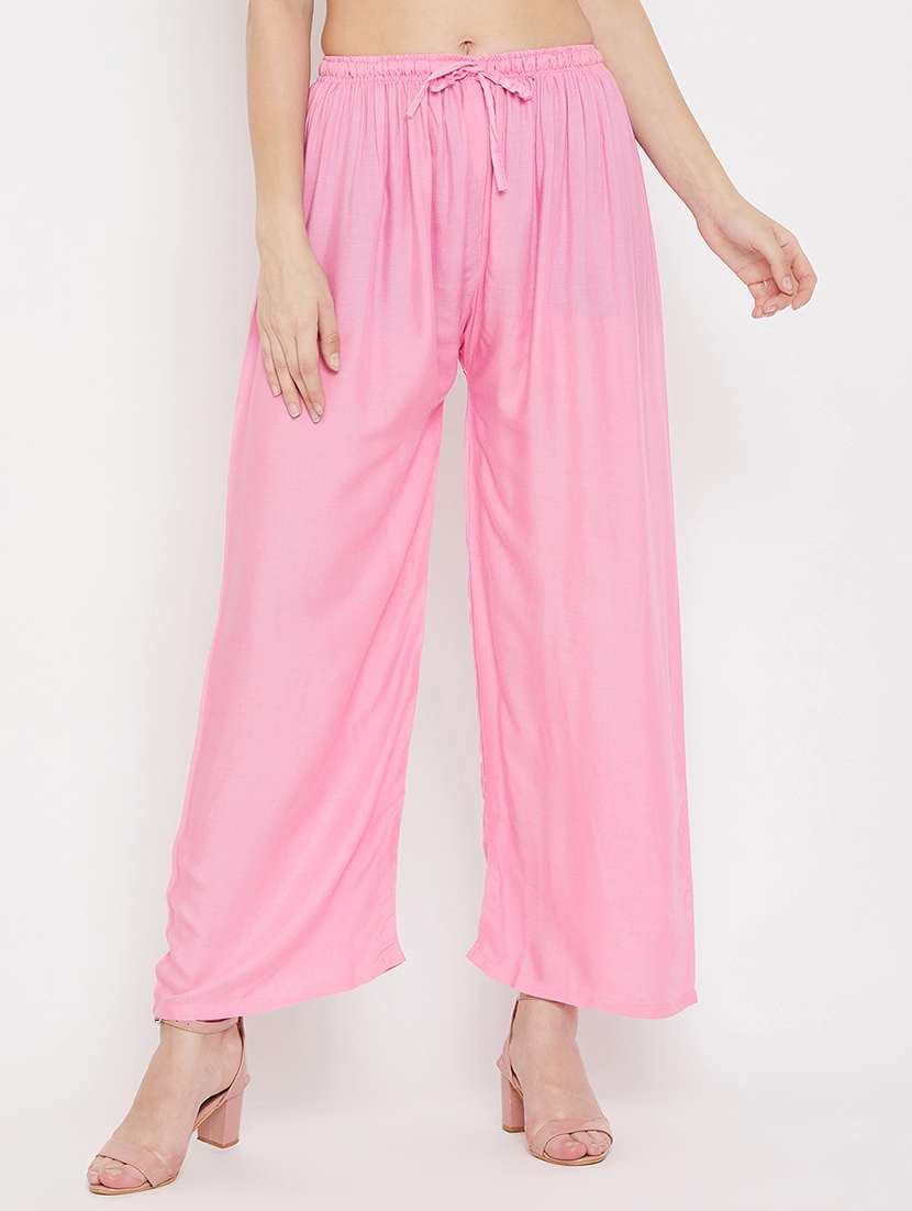 set of 2 pcs solid palazzo - 18411900 -  Standard Image - 3